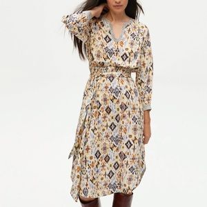 NWT Michael Stars Francis Dress-chalk combo